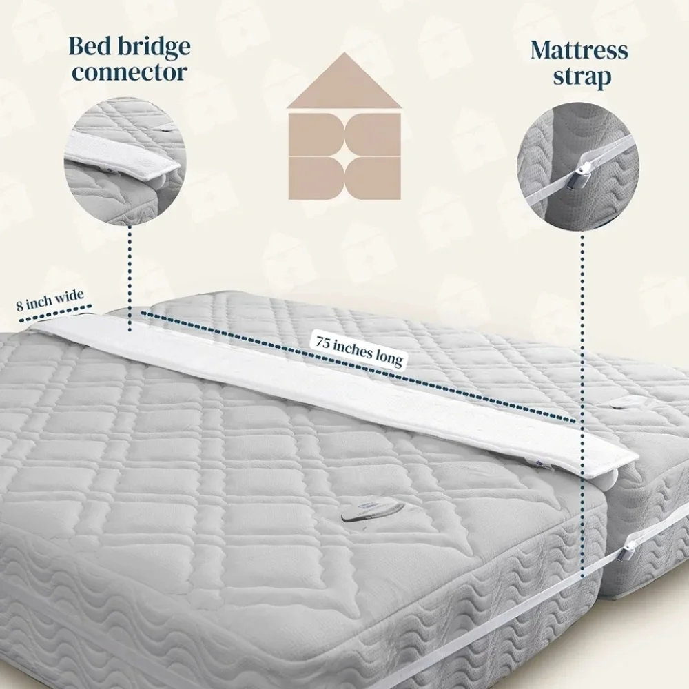 White Mattress Topper by